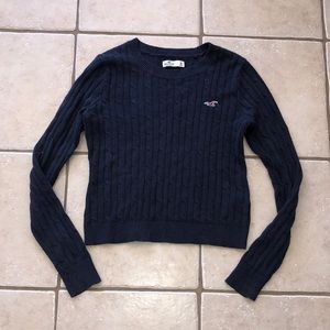 Navy Blue Hollister Sweater